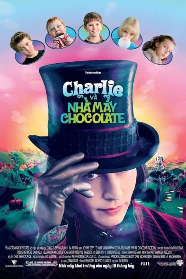 Poster phim Charlie và Nhà Máy Sôcôla trên Motchill