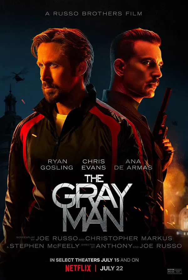 Poster phim The Gray Man: Đặc vụ vô hình trên Motchill